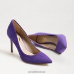 נשים הַנעָלָה Sam Edelman עקב אצבע מחודד לוז סחלב מלכותי 4XL22X169 - Image 7