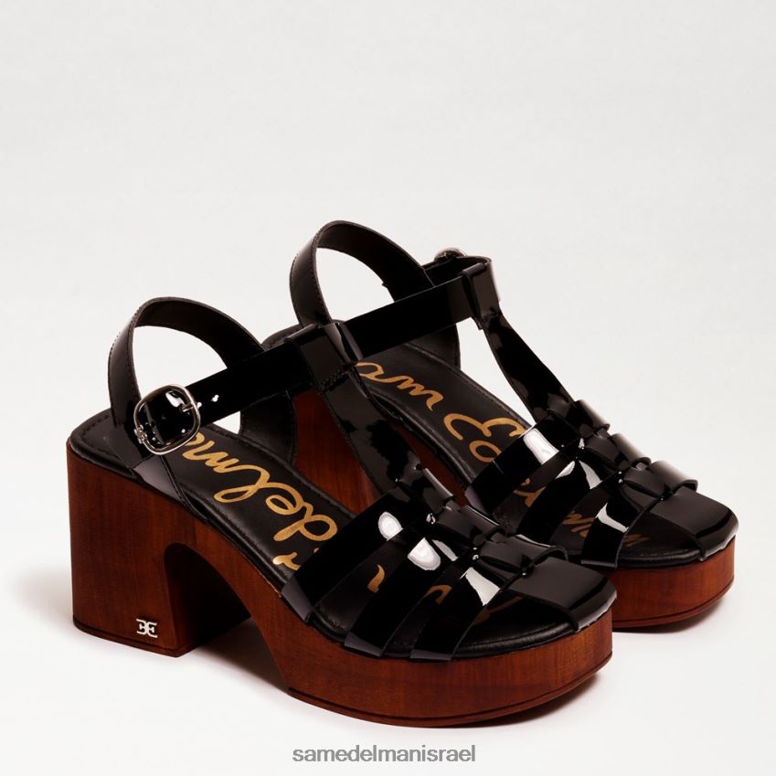 d7a0d7a9d799d79d_d794d6b7d7a0d7a2d6b8d79cd6b8d794_sam_edelman_d7a2d7a7d791_d791d79cd795d7a7_d791d79cd795d7a7_d79ed7a8d792d7a8.jpg נשים הַנעָלָה Sam Edelman עקב בלוק בלוק מרגריט פטנט שחור 4XL22X660 - Image 1