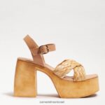 נשים הַנעָלָה Sam Edelman עקב בלוק פלטפורמת סוזנה tan multi 4XL22X566 - Image 2
