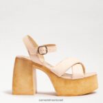 נשים הַנעָלָה Sam Edelman עקב בלוק פלטפורמת סוזנה שֶׁנהָב 4XL22X568 - Image 2