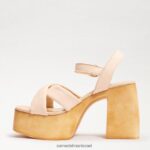 נשים הַנעָלָה Sam Edelman עקב בלוק פלטפורמת סוזנה שֶׁנהָב 4XL22X568 - Image 4