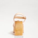 נשים הַנעָלָה Sam Edelman עקב בלוק פלטפורמת סוזנה שֶׁנהָב 4XL22X568 - Image 5