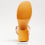 נשים הַנעָלָה Sam Edelman עקב בלוק פלטפורמת סוזנה שֶׁנהָב 4XL22X568 - Image 6