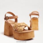 נשים הַנעָלָה Sam Edelman עקב בלוק פלטפורמת סוזנה tan multi 4XL22X566 - Image 7