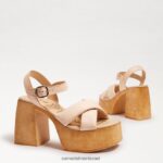 נשים הַנעָלָה Sam Edelman עקב בלוק פלטפורמת סוזנה שֶׁנהָב 4XL22X568 - Image 7