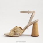 נשים הַנעָלָה Sam Edelman עקב בלוק kacie חול טבעי/קיצי 4XL22X706 - Image 4