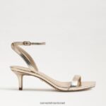 נשים הַנעָלָה Sam Edelman עקב החתלתול של רייל עלה זהב 4XL22X678 - Image 2