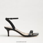 נשים הַנעָלָה Sam Edelman עקב החתלתול של רייל עור שחור 4XL22X679 - Image 2