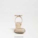 נשים הַנעָלָה Sam Edelman עקב החתלתול של רייל עלה זהב 4XL22X678 - Image 3