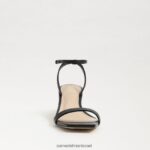 נשים הַנעָלָה Sam Edelman עקב החתלתול של רייל עור שחור 4XL22X679 - Image 3