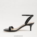 נשים הַנעָלָה Sam Edelman עקב החתלתול של רייל עור שחור 4XL22X679 - Image 4