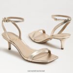 נשים הַנעָלָה Sam Edelman עקב החתלתול של רייל עלה זהב 4XL22X678 - Image 7