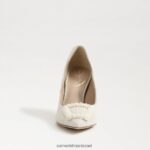 נשים הַנעָלָה Sam Edelman עקב חרוזים של הרייט שנהב מולטי 4XL22X584 - Image 3