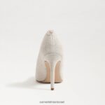 נשים הַנעָלָה Sam Edelman עקב חרוזים של הרייט שנהב מולטי 4XL22X584 - Image 5