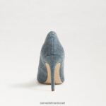 נשים הַנעָלָה Sam Edelman עקב חרוזים של הרייט כחול חדש שטוף 4XL22X583 - Image 5