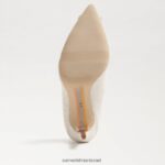 נשים הַנעָלָה Sam Edelman עקב חרוזים של הרייט שנהב מולטי 4XL22X584 - Image 6