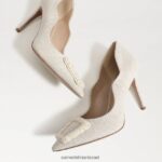 נשים הַנעָלָה Sam Edelman עקב חרוזים של הרייט שנהב מולטי 4XL22X584 - Image 7