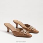 נשים הַנעָלָה Sam Edelman עקב חתלתול בריט סיור cuoio 4XL22X586