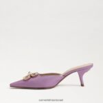 נשים הַנעָלָה Sam Edelman עקב חתלתול בריט סיור אובך לילך 4XL22X587 - Image 4