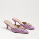 נשים הַנעָלָה Sam Edelman עקב חתלתול בריט סיור אובך לילך 4XL22X587