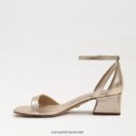 נשים הַנעָלָה Sam Edelman עקב חתלתול וילסון עלה זהב 4XL22X469 - Image 4