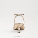 נשים הַנעָלָה Sam Edelman עקב חתלתול פיליפה עלה זהב 4XL22X178 - Image 5