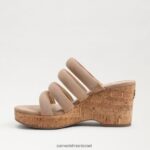 נשים הַנעָלָה Sam Edelman עקב טריז של יוקי פלטפורמה קרמל זהוב 4XL22X688 - Image 4