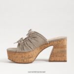 נשים הַנעָלָה Sam Edelman עקב טריז של dova פלטפורמה כהה טבעי 4XL22X350 - Image 4