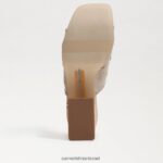 נשים הַנעָלָה Sam Edelman עקב טריז של dova פלטפורמה כהה טבעי 4XL22X350 - Image 6