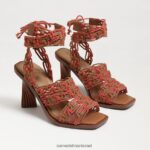 נשים הַנעָלָה Sam Edelman עקב מעטפת קרסול הארלי cuoio/שמשות 4XL22X862