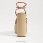 נשים הַנעָלָה Sam Edelman עקב פלטפורמה gia חול טבעי 4XL22X699 - Image 5
