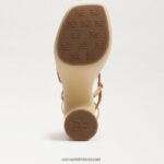 נשים הַנעָלָה Sam Edelman עקב פלטפורמה gia חול טבעי 4XL22X699 - Image 6