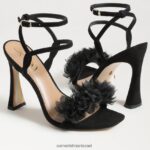נשים הַנעָלָה Sam Edelman עקב רצועות ליילאני זמש שחור 4XL22X953 - Image 7