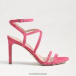נשים הַנעָלָה Sam Edelman עקב רצועות של delanie ורוד אזליה 4XL22X647 - Image 2