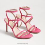 נשים הַנעָלָה Sam Edelman עקב רצועות של delanie ורוד אזליה 4XL22X647