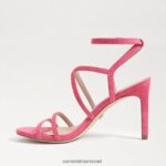 נשים הַנעָלָה Sam Edelman עקב רצועות של delanie ורוד אזליה 4XL22X647 - Image 4