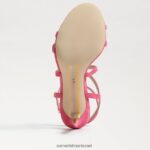 נשים הַנעָלָה Sam Edelman עקב רצועות של delanie ורוד אזליה 4XL22X647 - Image 6