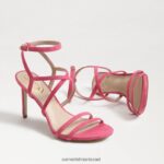 נשים הַנעָלָה Sam Edelman עקב רצועות של delanie ורוד אזליה 4XL22X647 - Image 7