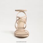 נשים הַנעָלָה Sam Edelman עקב רצועות של delanie סומק בז' 4XL22X649 - Image 3