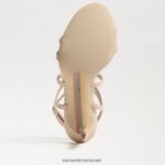 נשים הַנעָלָה Sam Edelman עקב רצועות של delanie סומק בז' 4XL22X649 - Image 6
