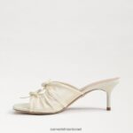 נשים הַנעָלָה Sam Edelman עקב רצועות pia שנהב פנינה 4XL22X598 - Image 4