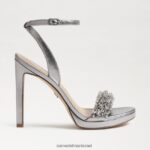 נשים הַנעָלָה Sam Edelman עקב רצועת קרסול ג'ייד פרלה נֶתֶך בְּדִיל וְעוֹפֶרֶת 4XL22X616 - Image 2