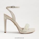 נשים הַנעָלָה Sam Edelman עקב רצועת קרסול ג'ייד פרלה שנהב מודרני 4XL22X615 - Image 2