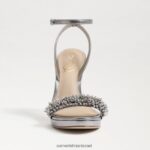נשים הַנעָלָה Sam Edelman עקב רצועת קרסול ג'ייד פרלה נֶתֶך בְּדִיל וְעוֹפֶרֶת 4XL22X616 - Image 3