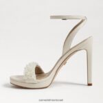 נשים הַנעָלָה Sam Edelman עקב רצועת קרסול ג'ייד פרלה שנהב מודרני 4XL22X615 - Image 4