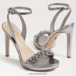 נשים הַנעָלָה Sam Edelman עקב רצועת קרסול ג'ייד פרלה נֶתֶך בְּדִיל וְעוֹפֶרֶת 4XL22X616 - Image 7