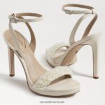 נשים הַנעָלָה Sam Edelman עקב רצועת קרסול ג'ייד פרלה שנהב מודרני 4XL22X615 - Image 7