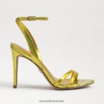 נשים הַנעָלָה Sam Edelman עקב רצועת קרסול ג'מי מימוזה זהב מתכתי 4XL22X670 - Image 2