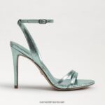 נשים הַנעָלָה Sam Edelman עקב רצועת קרסול ג'מי ירוק ים 4XL22X675 - Image 2
