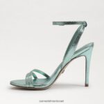 נשים הַנעָלָה Sam Edelman עקב רצועת קרסול ג'מי ירוק ים 4XL22X675 - Image 4